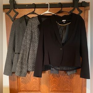 3 women’s size 12 blazers, professional workwear